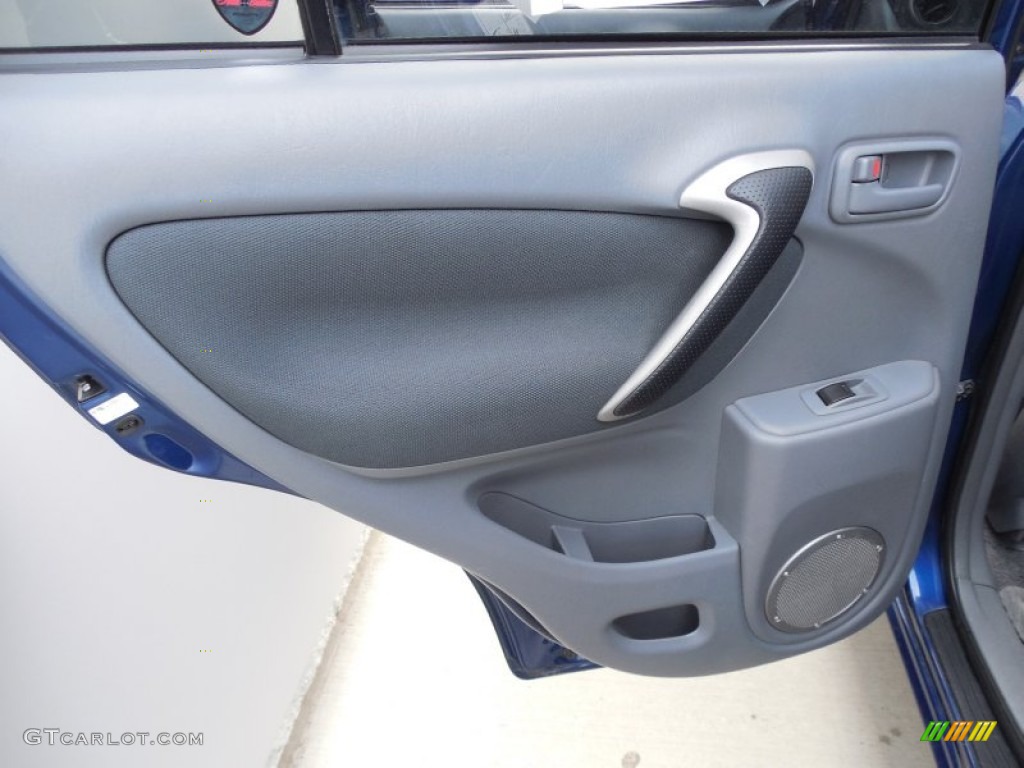 2003 RAV4 4WD - Spectra Blue Mica / Gray photo #15