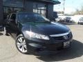 2012 Crystal Black Pearl Honda Accord EX-L Coupe  photo #2