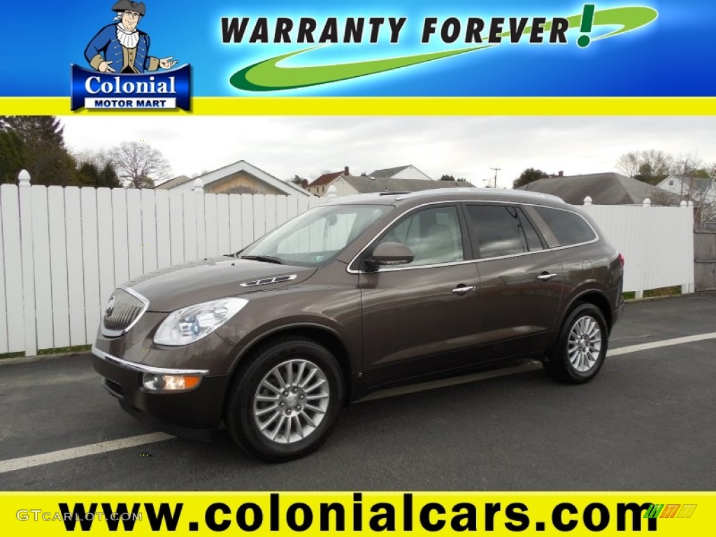 2008 Enclave CXL AWD - Cocoa Metallic / Cashmere/Cocoa photo #1