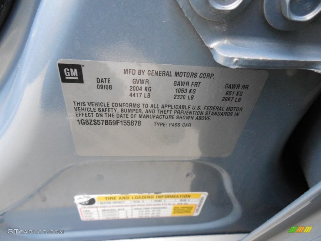 2009 Aura XE - Ocean Mist / Gray photo #19