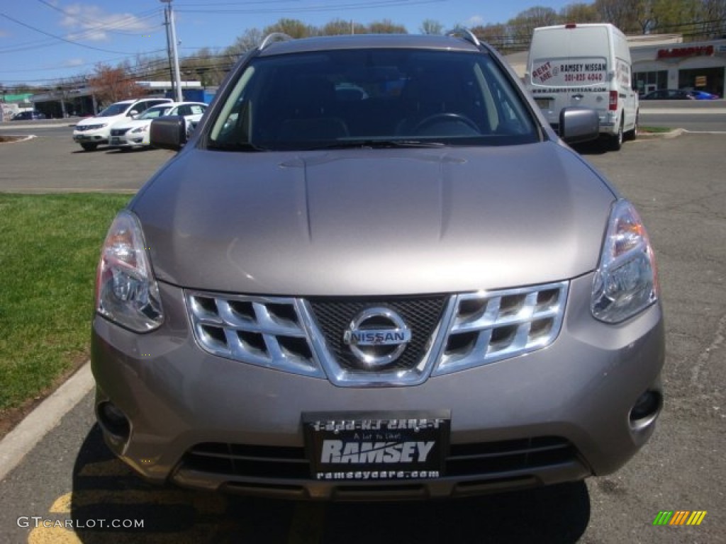 2011 Rogue SV AWD - Gotham Gray Metallic / Gray photo #2