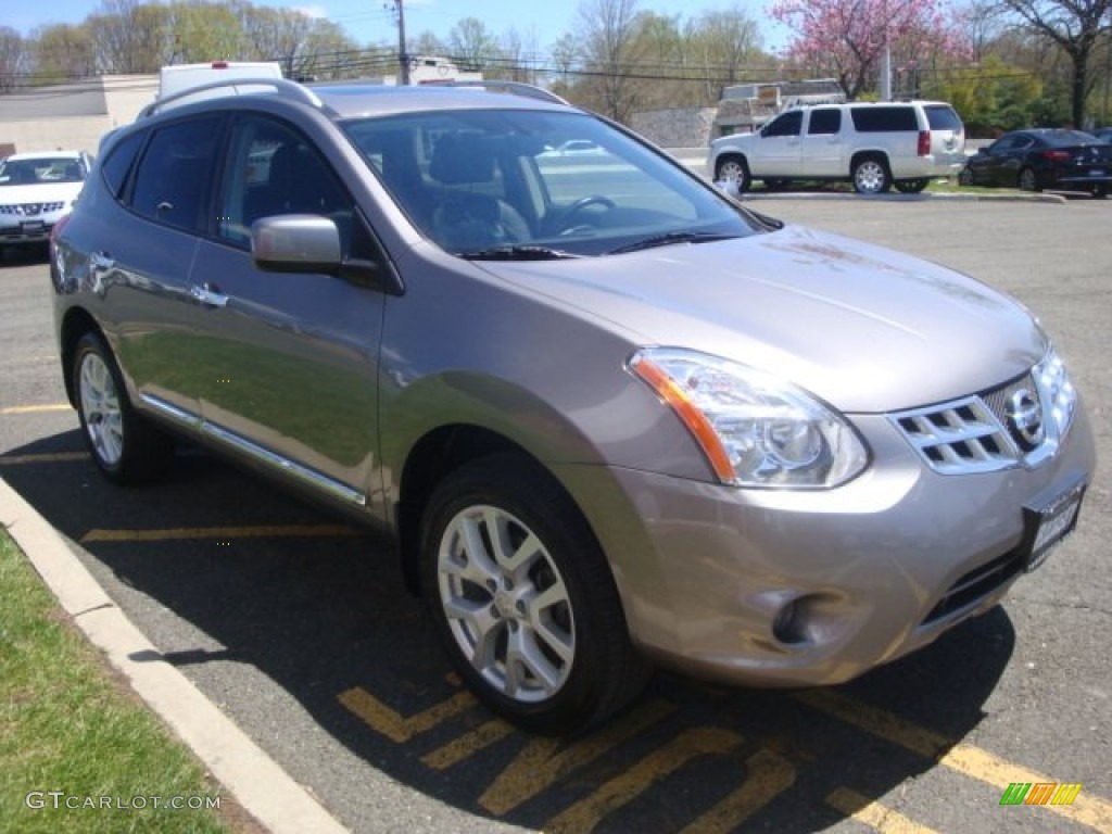 2011 Rogue SV AWD - Gotham Gray Metallic / Gray photo #3