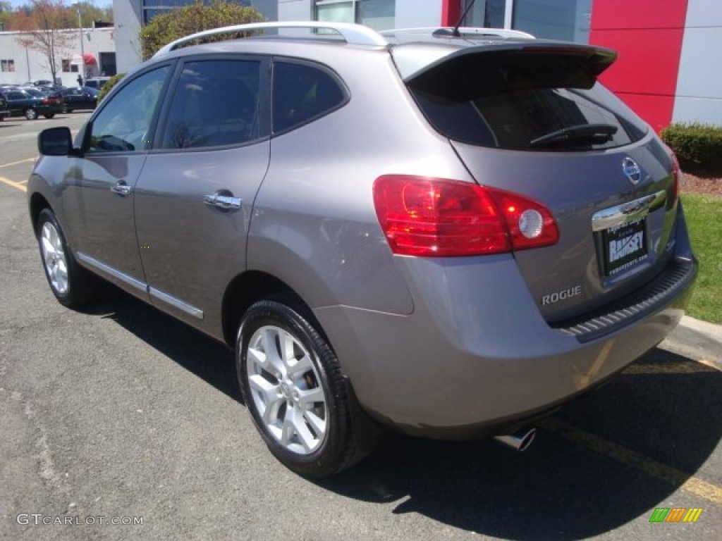2011 Rogue SV AWD - Gotham Gray Metallic / Gray photo #5