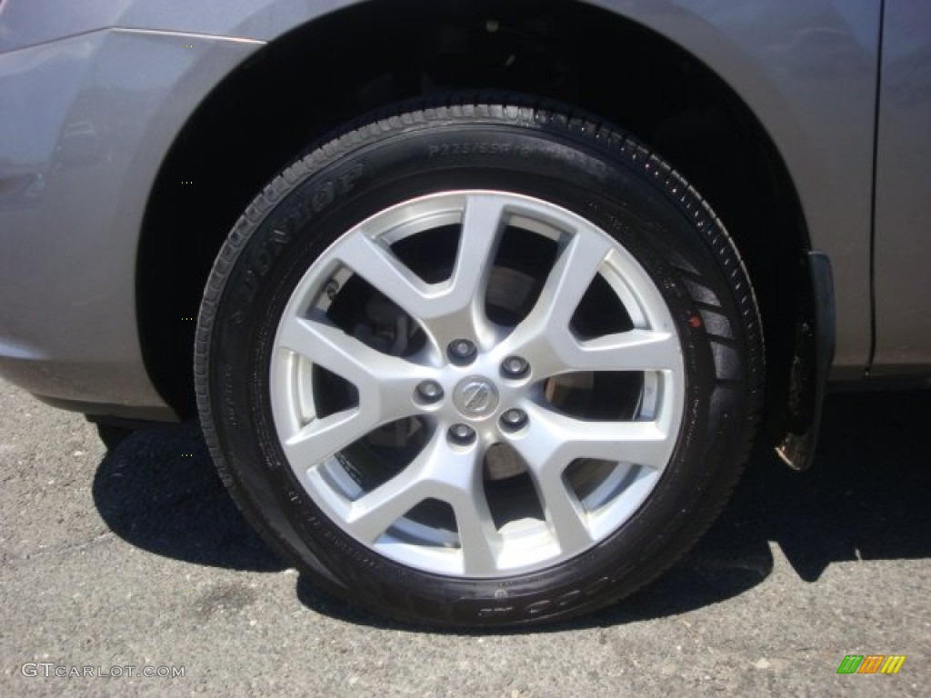 2011 Rogue SV AWD - Gotham Gray Metallic / Gray photo #9
