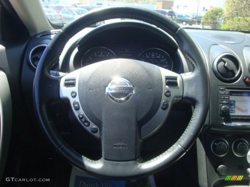 2011 Rogue SV AWD - Gotham Gray Metallic / Gray photo #21