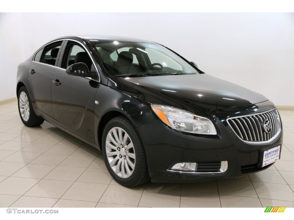 2011 Regal CXL - Carbon Black Metallic / Ebony photo #1