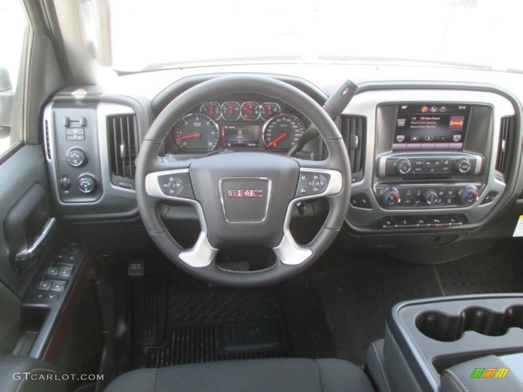 2015 Sierra 2500HD SLE Crew Cab 4x4 - Stealth Gray Metallic / Jet Black photo #26