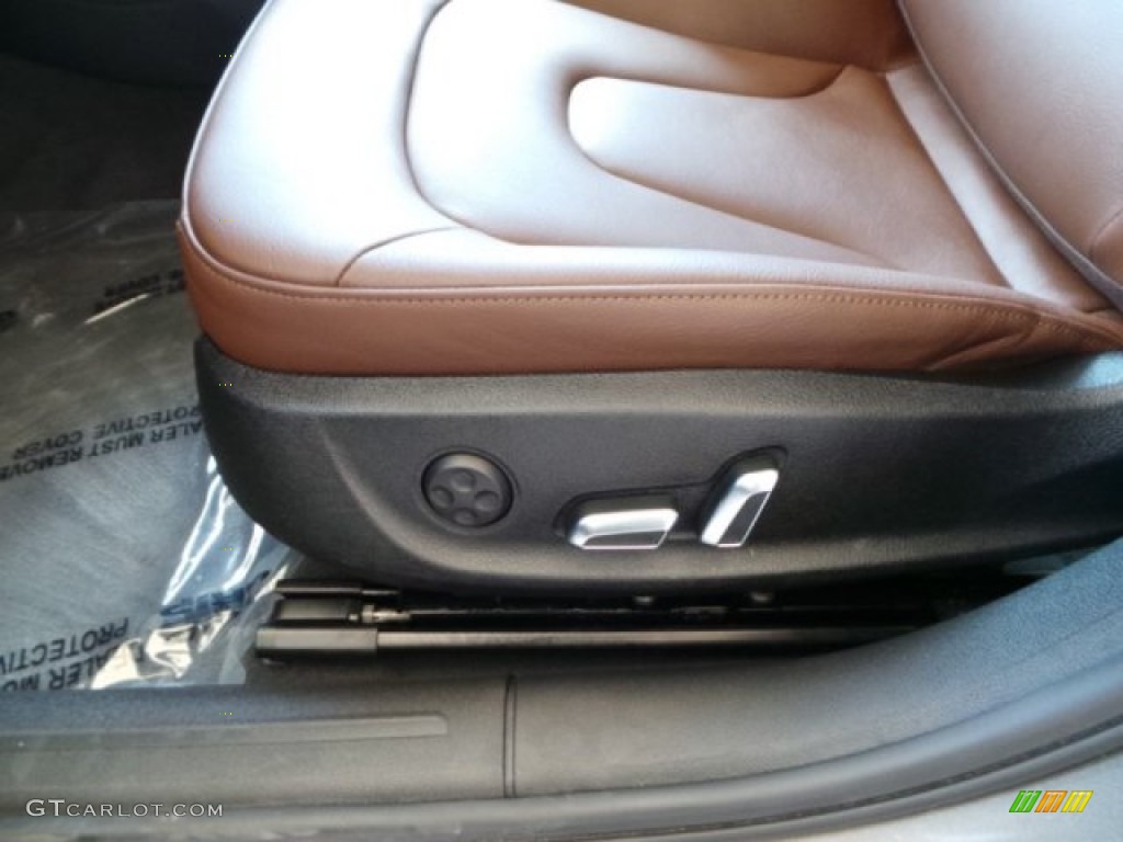 2014 A4 2.0T Sedan - Dakota Grey Metallic / Chestnut Brown/Black photo #15