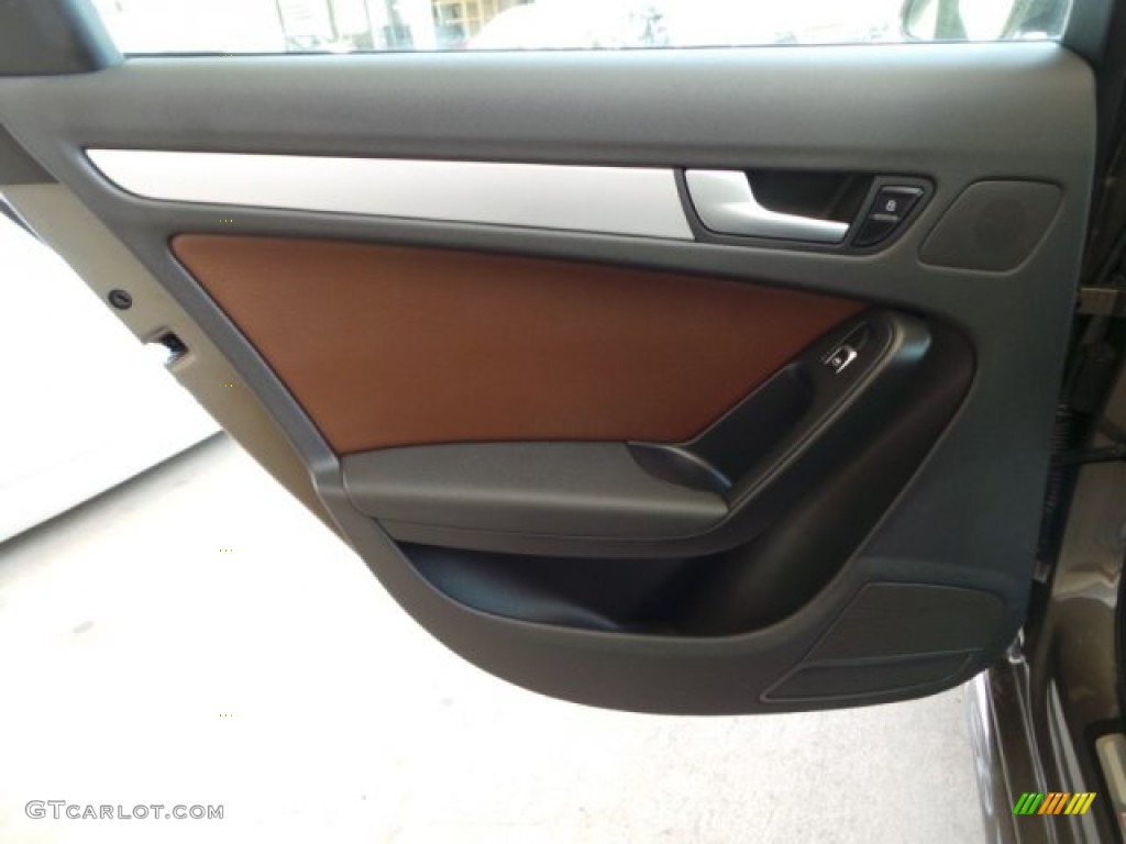 2014 A4 2.0T Sedan - Dakota Grey Metallic / Chestnut Brown/Black photo #25