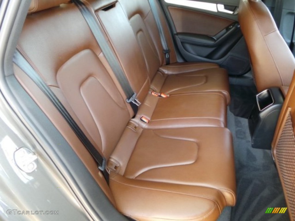 2014 A4 2.0T Sedan - Dakota Grey Metallic / Chestnut Brown/Black photo #33