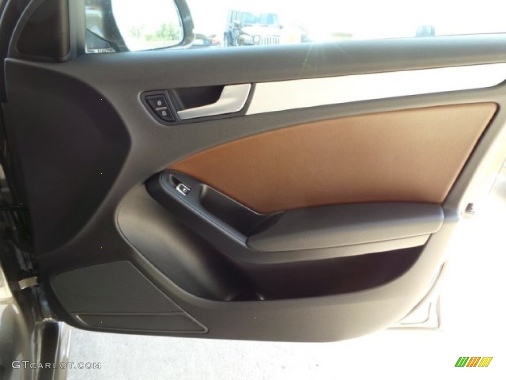 2014 A4 2.0T Sedan - Dakota Grey Metallic / Chestnut Brown/Black photo #34
