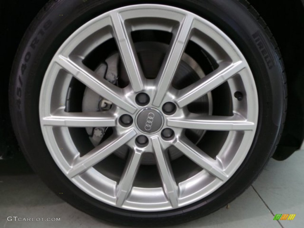 2014 A4 2.0T Sedan - Ice Silver Metallic / Chestnut Brown/Black photo #8