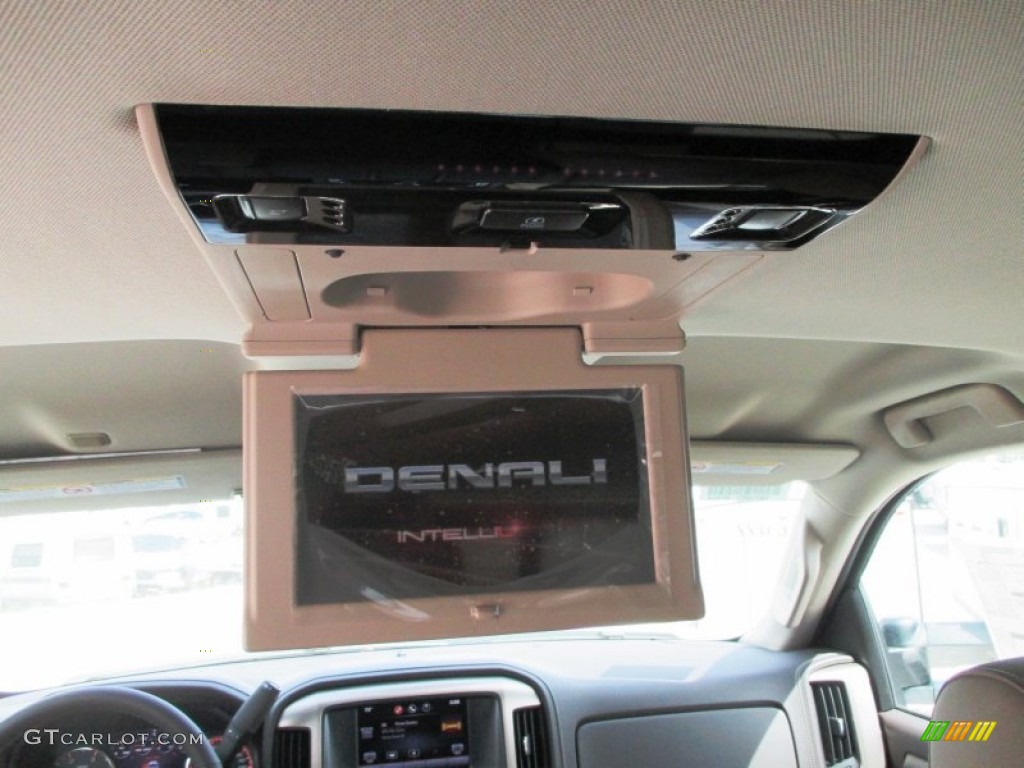 2015 GMC Sierra 3500HD Denali Crew Cab 4x4 Dual Rear Wheel Entertainment System Photo #93193750