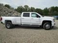 Summit White 2015 GMC Sierra 3500HD Denali Crew Cab 4x4 Dual Rear Wheel Exterior