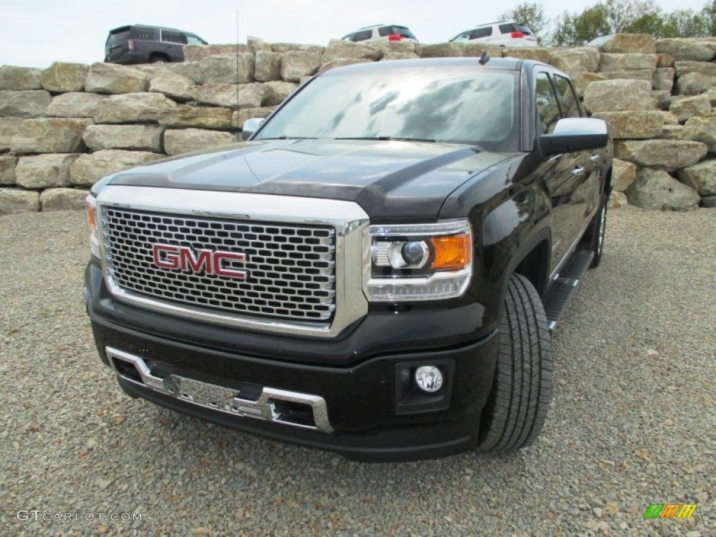 2014 Sierra 1500 Denali Crew Cab 4x4 - Onyx Black / Jet Black photo #2