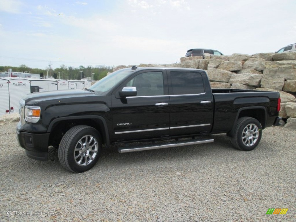 2014 Sierra 1500 Denali Crew Cab 4x4 - Onyx Black / Jet Black photo #3