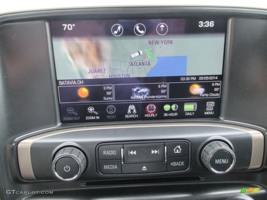 2014 GMC Sierra 1500 Denali Crew Cab 4x4 Controls Photo #93194128