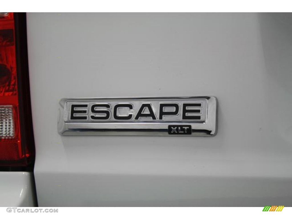 2009 Escape XLT 4WD - Oxford White / Stone photo #9