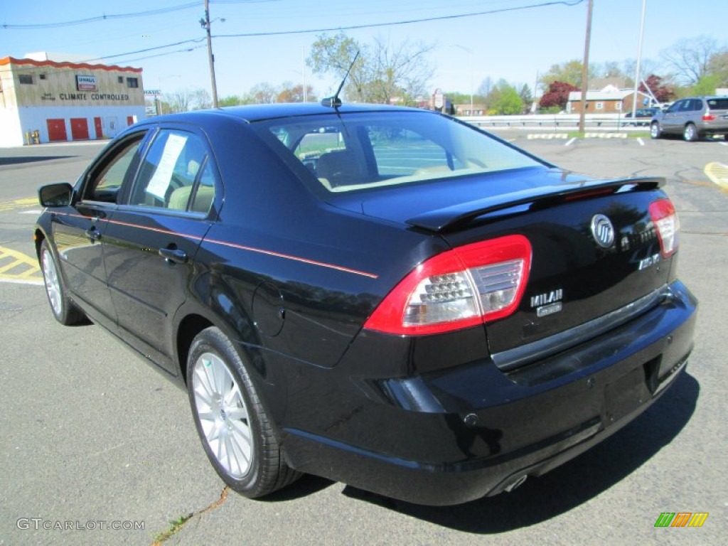 2008 Milan V6 Premier AWD - Black / Camel photo #5