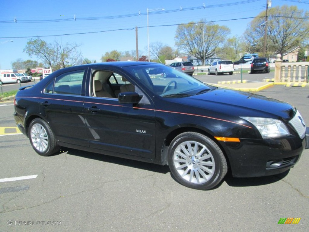 2008 Milan V6 Premier AWD - Black / Camel photo #9