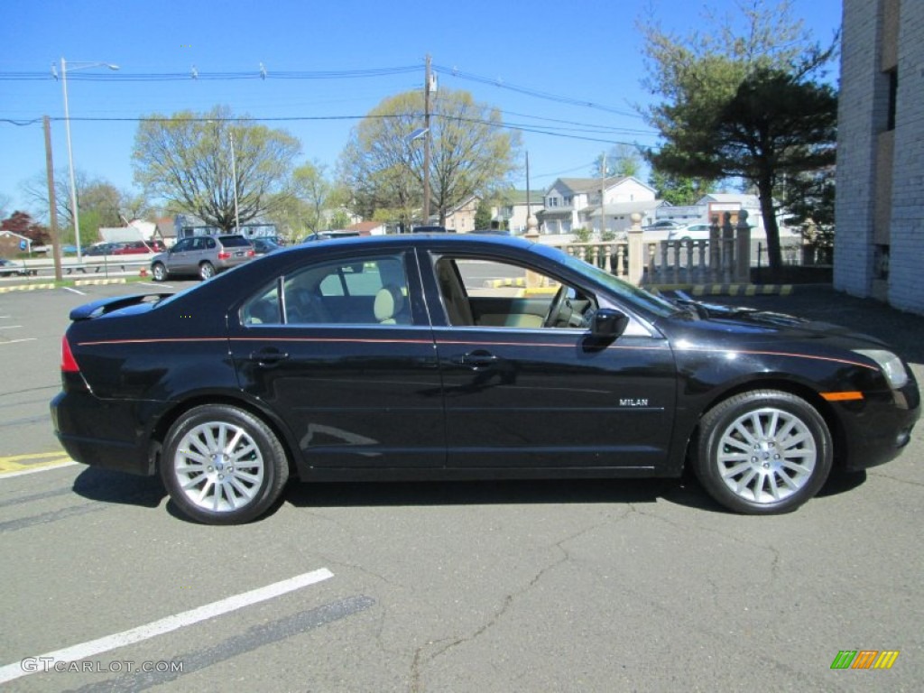 2008 Milan V6 Premier AWD - Black / Camel photo #10
