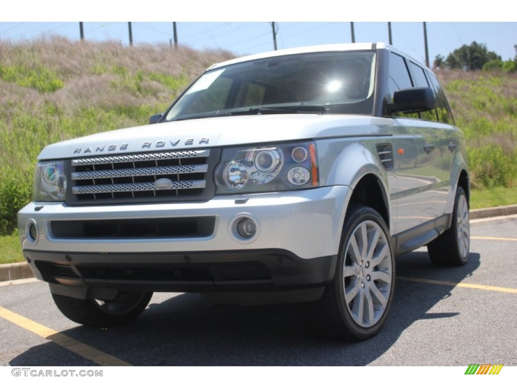 2006 Range Rover Sport Supercharged - Zambezi Silver Metallic / Ebony Black photo #1