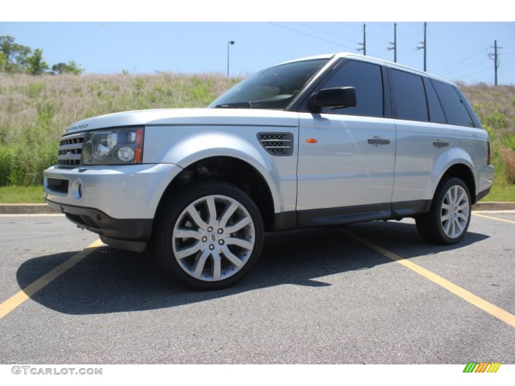2006 Range Rover Sport Supercharged - Zambezi Silver Metallic / Ebony Black photo #2