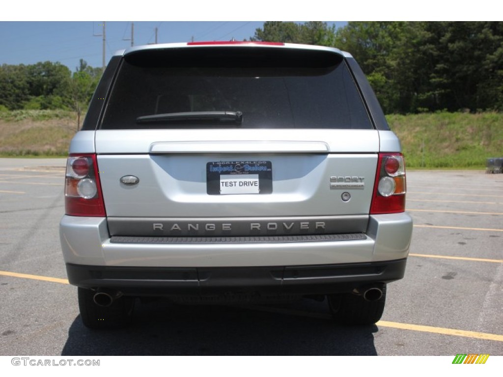 2006 Range Rover Sport Supercharged - Zambezi Silver Metallic / Ebony Black photo #5