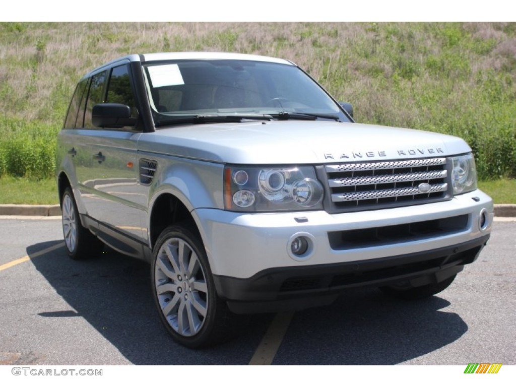 2006 Range Rover Sport Supercharged - Zambezi Silver Metallic / Ebony Black photo #8