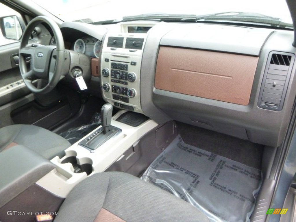 2008 Escape XLT V6 4WD - Black Pearl Slate Metallic / Charcoal photo #11