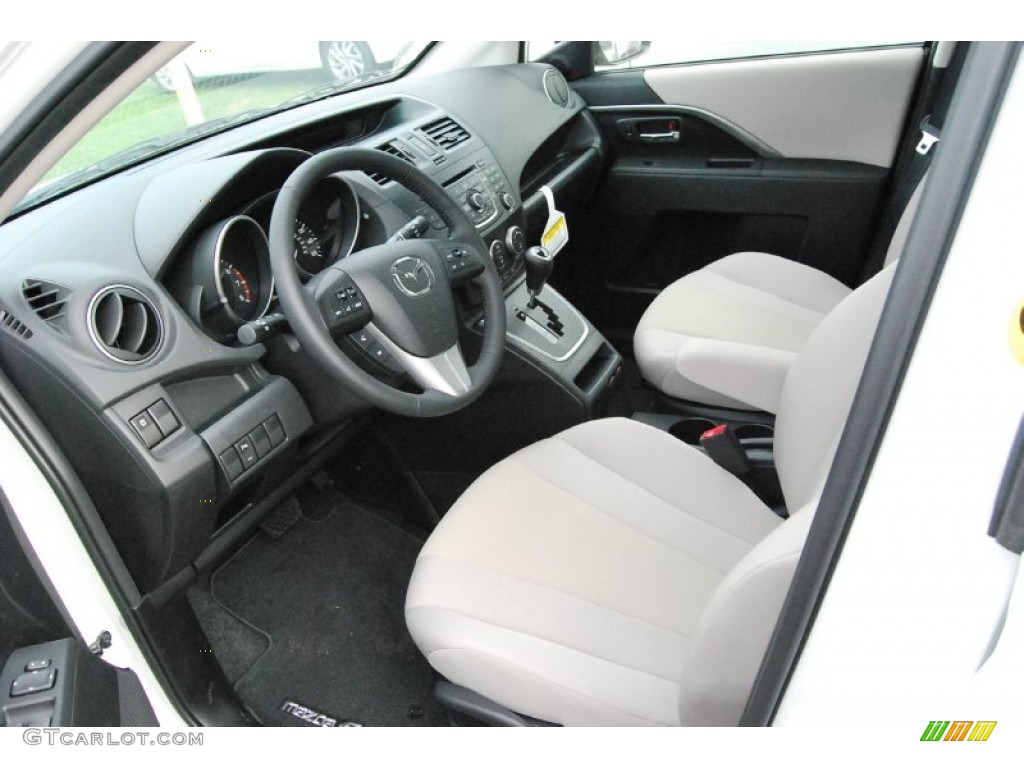 Sand Interior 2014 Mazda MAZDA5 Touring Photo #93198832
