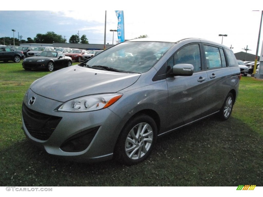 2014 MAZDA5 Sport - Liquid Silver Metallic / Black photo #1