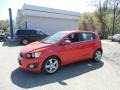 2012 Inferno Orange Metallic Chevrolet Sonic LTZ Hatch  photo #1