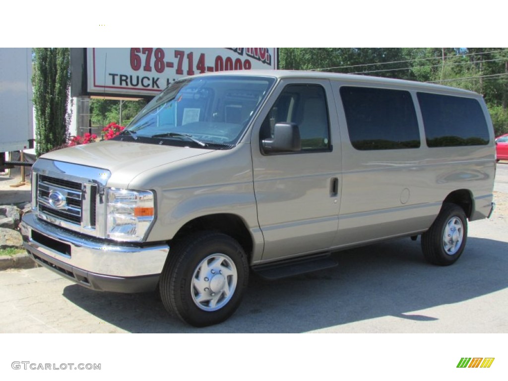 2013 E Series Van E350 XLT Passenger - Pueblo Gold Metallic / Medium Pebble photo #2