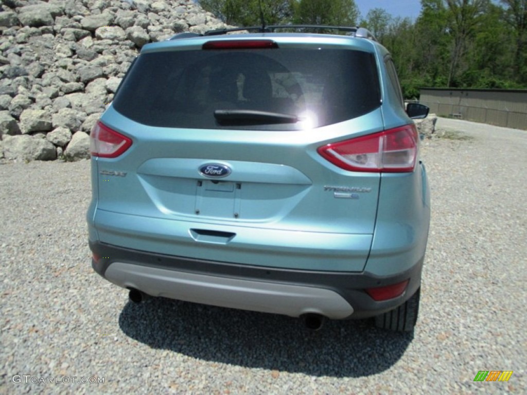 2013 Escape Titanium 2.0L EcoBoost 4WD - Frosted Glass Metallic / Charcoal Black photo #33