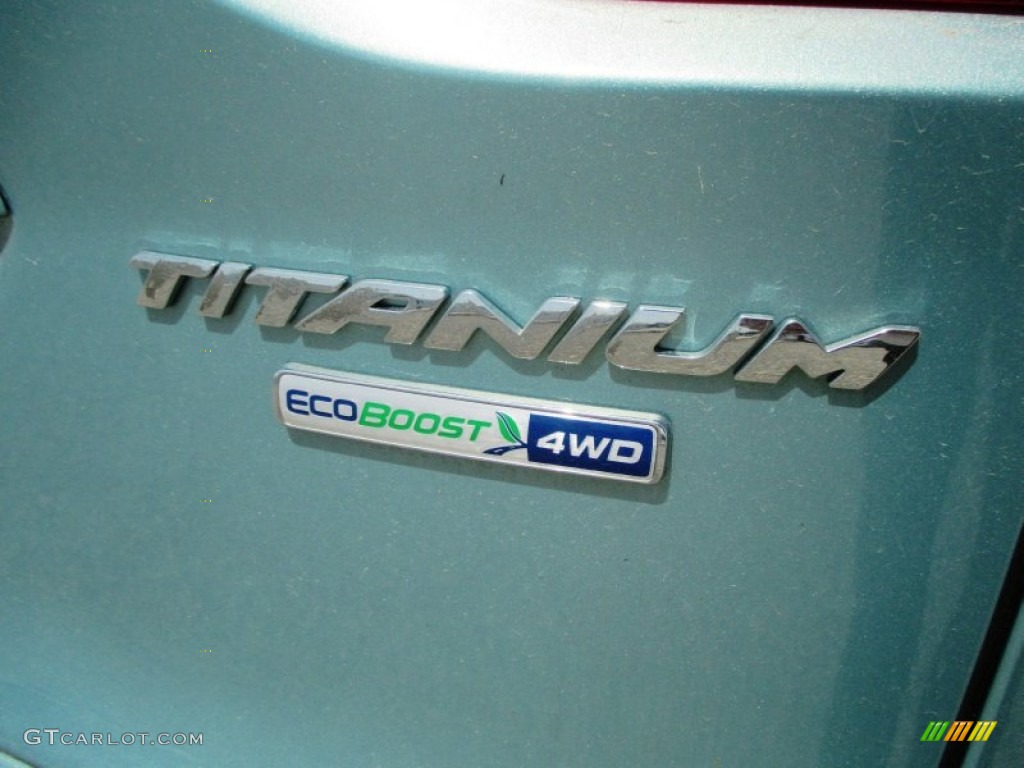 2013 Escape Titanium 2.0L EcoBoost 4WD - Frosted Glass Metallic / Charcoal Black photo #34