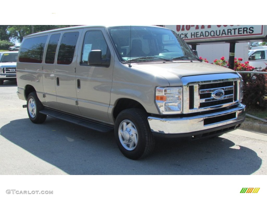 2013 E Series Van E350 XLT Passenger - Pueblo Gold Metallic / Medium Pebble photo #93