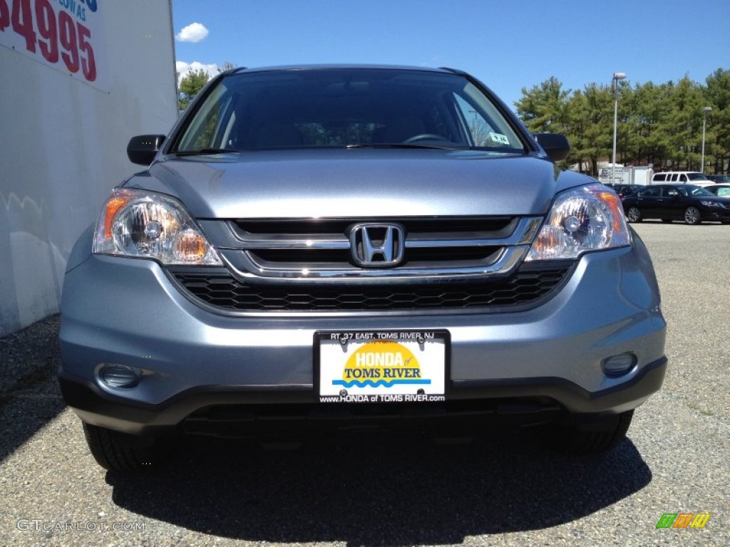 2011 CR-V SE 4WD - Glacier Blue Metallic / Gray photo #5