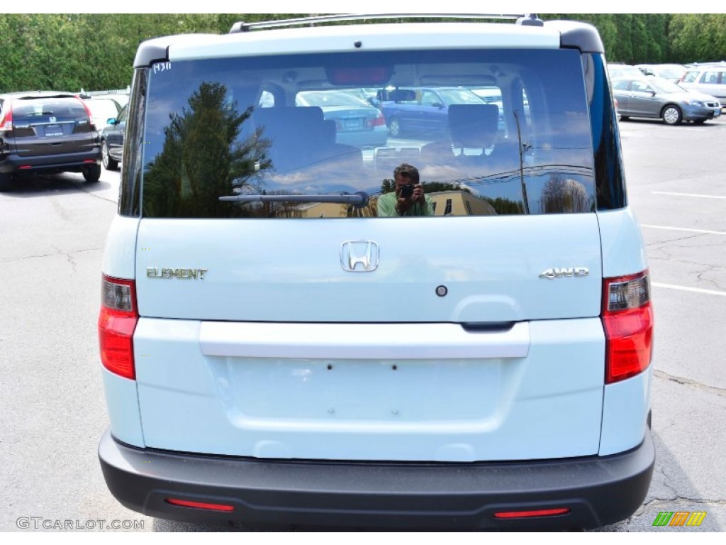 2009 Element EX AWD - Omni Blue Pearl / Gray photo #7
