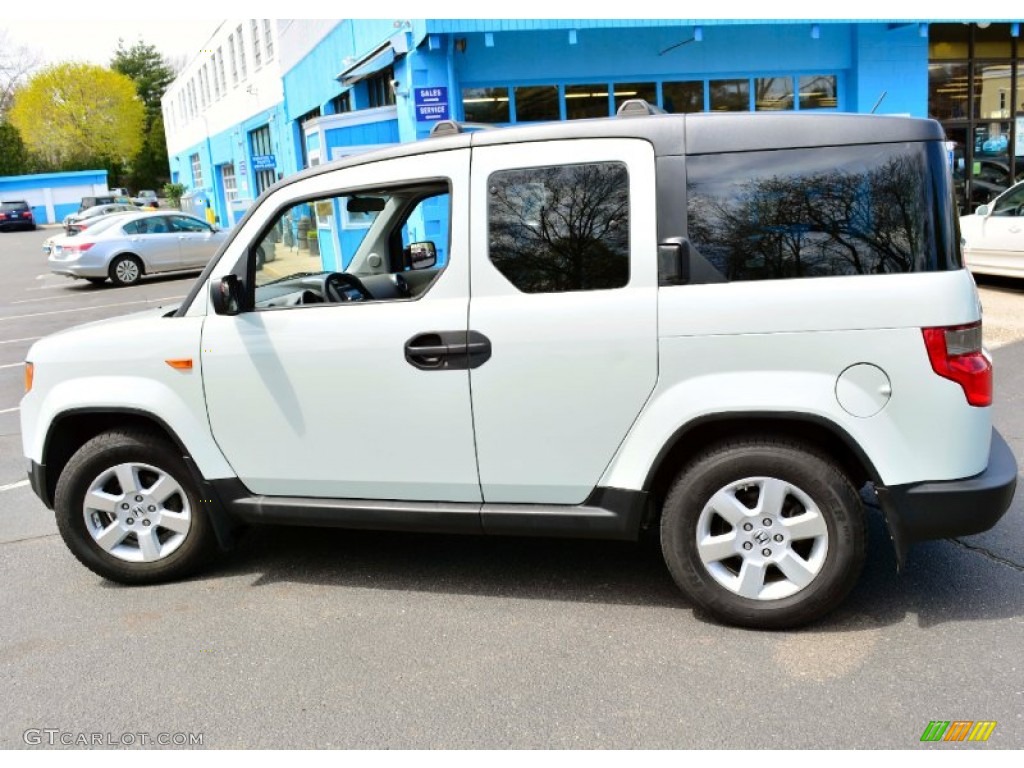 2009 Element EX AWD - Omni Blue Pearl / Gray photo #11