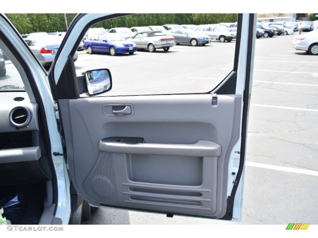 2009 Element EX AWD - Omni Blue Pearl / Gray photo #17