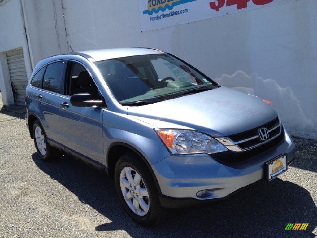 2011 CR-V SE 4WD - Glacier Blue Metallic / Gray photo #30