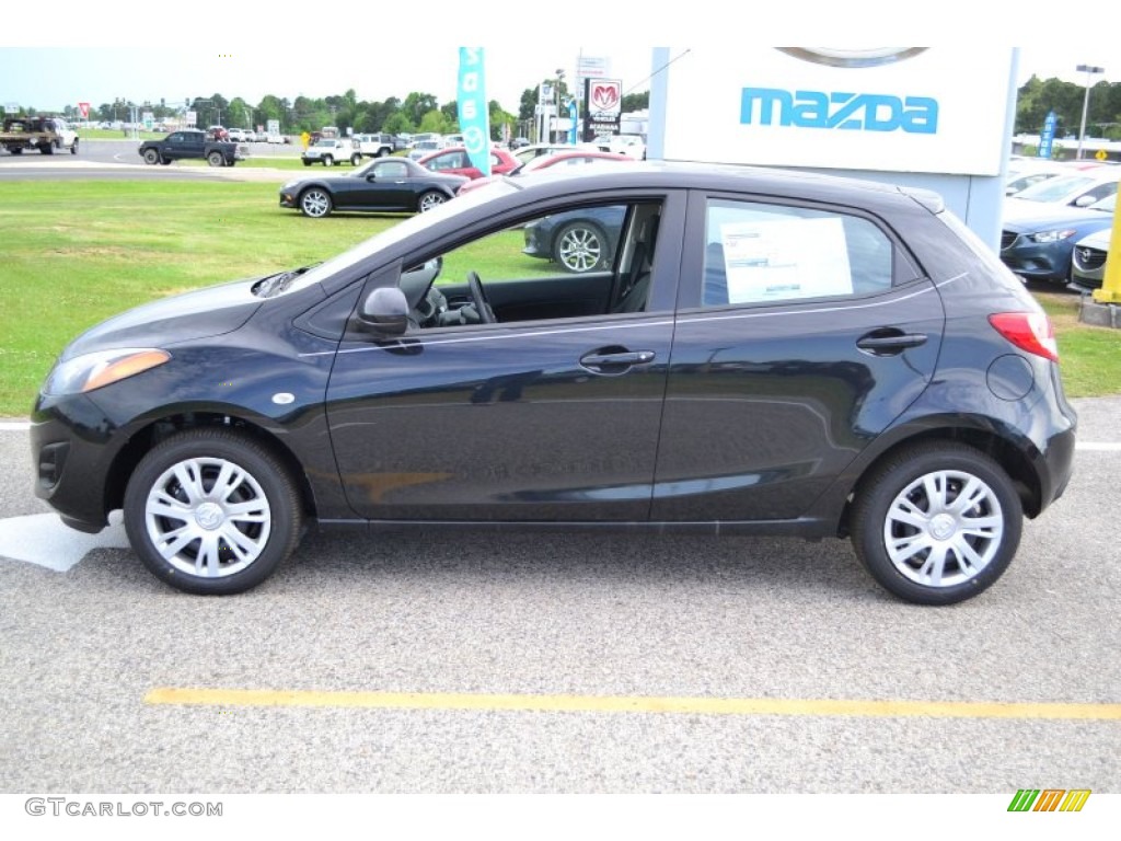 2014 Mazda2 Sport - Jet Black / Black photo #2