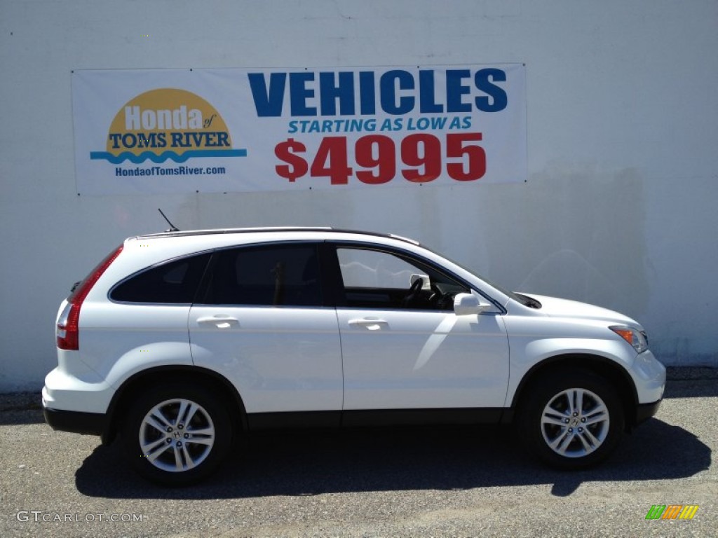 2011 CR-V EX-L 4WD - Taffeta White / Gray photo #27