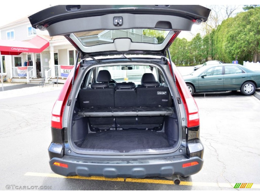 2008 CR-V EX-L 4WD - Nighthawk Black Pearl / Black photo #8