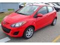 True Red 2014 Mazda Mazda2 Sport Exterior