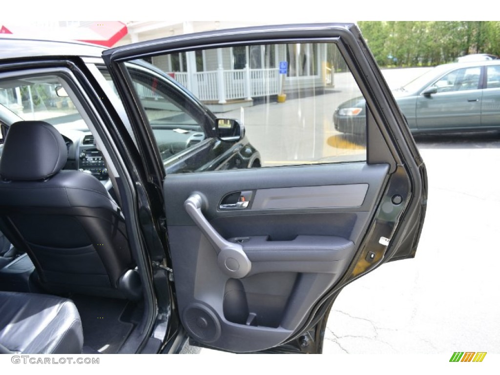 2008 CR-V EX-L 4WD - Nighthawk Black Pearl / Black photo #17