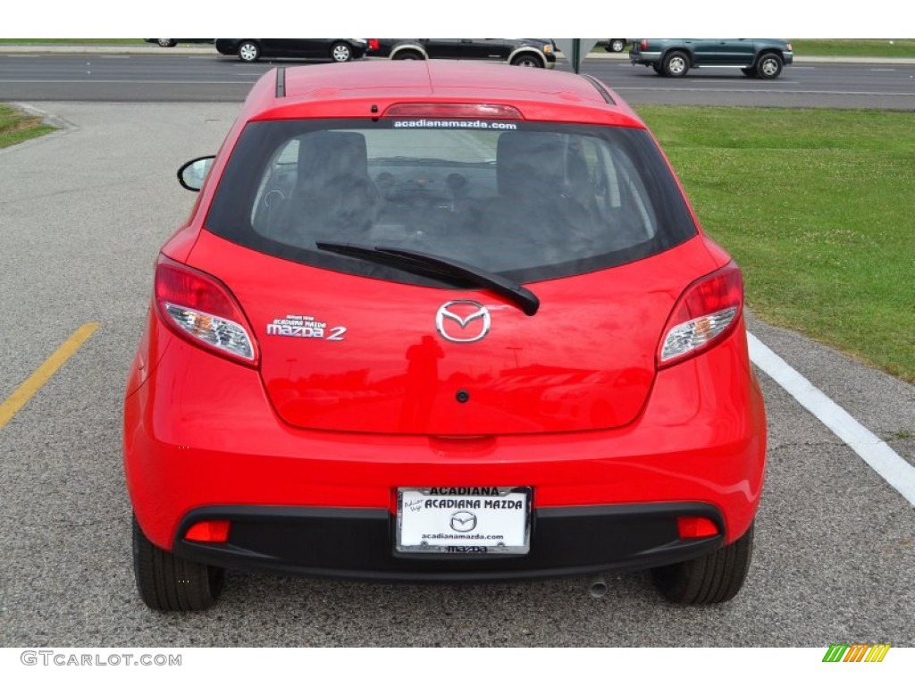 2014 Mazda2 Sport - True Red / Black photo #4