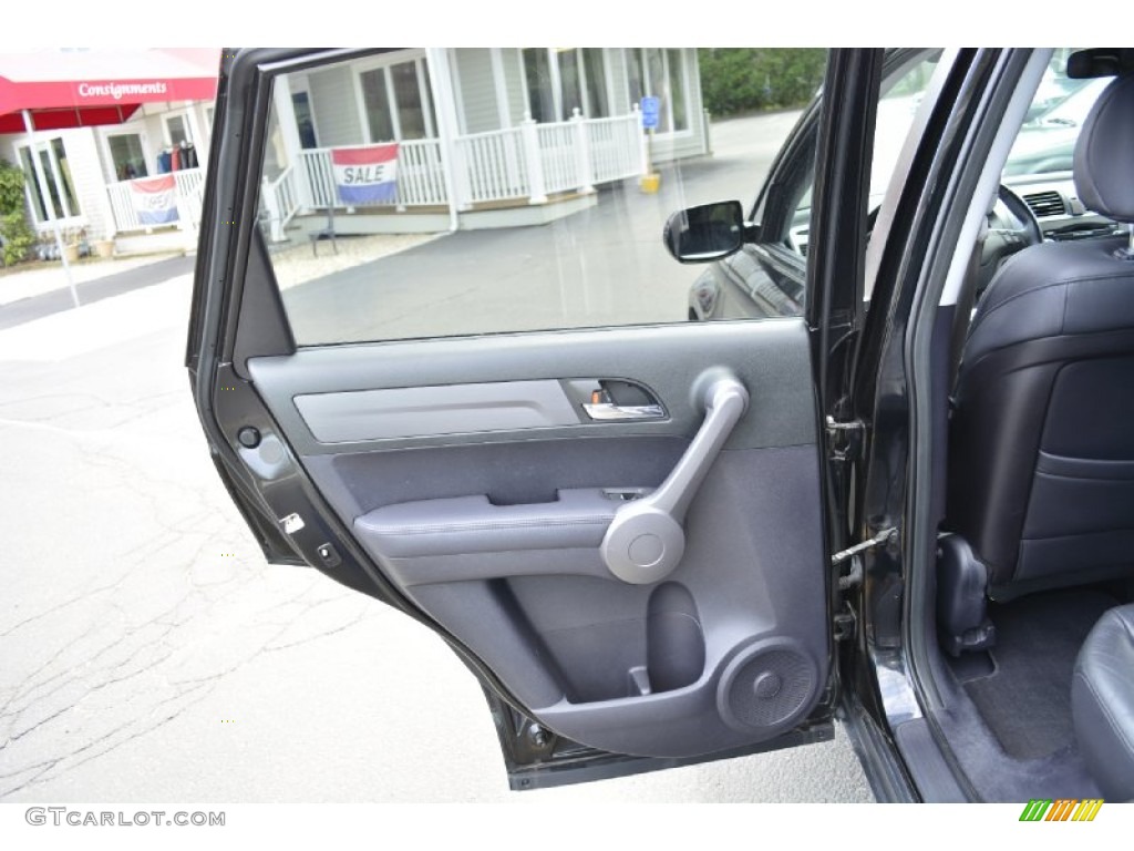 2008 CR-V EX-L 4WD - Nighthawk Black Pearl / Black photo #18