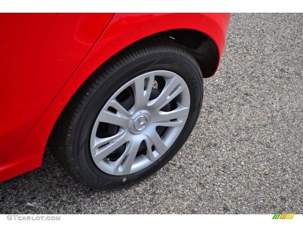 2014 Mazda2 Sport - True Red / Black photo #10